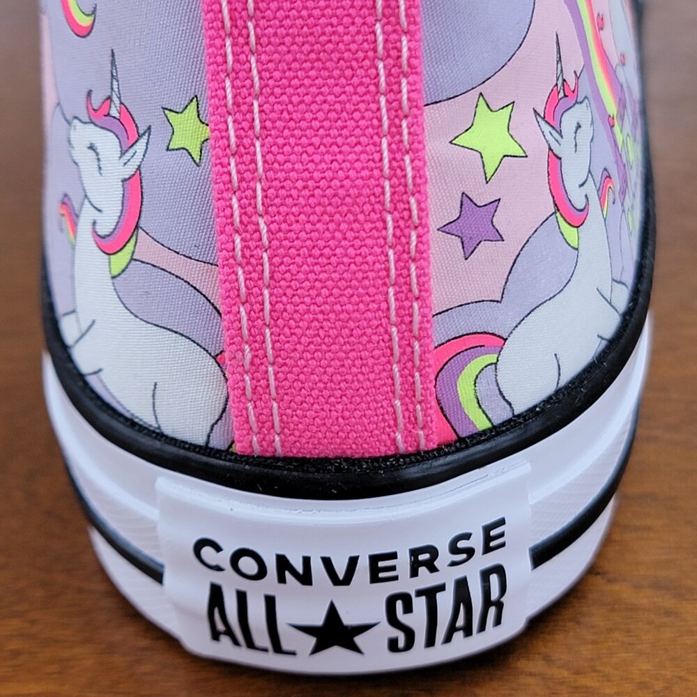 Converse Kids Unicorn Sneakers - Pink and White - Picture 9 of 12